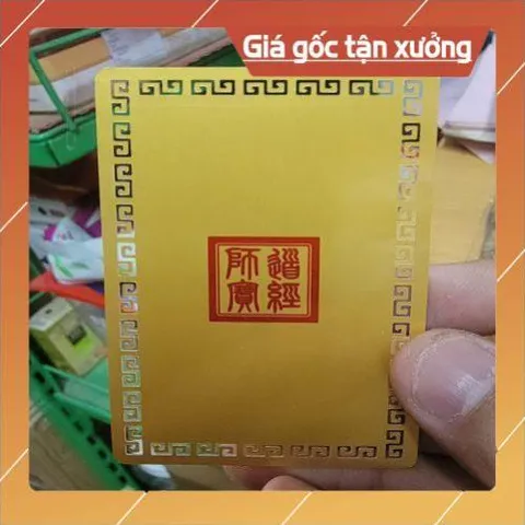 kim bài linh phù ngọc hoàng thượng đế HÀNG CAO CẤP, có hoả tốc