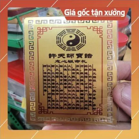 kim bài linh phù thiên sư HÀNG CAO CẤP, có hoả tốc