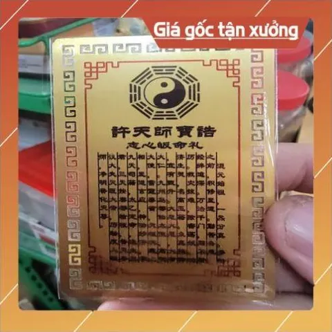 kim bài linh phù thiên sư HÀNG CAO CẤP, có hoả tốc