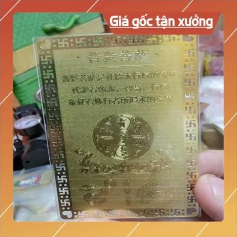 kim bài linh phù phổ hiền HÀNG CAO CẤP, có hoả tốc
