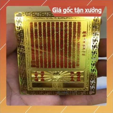 kim bài linh phù địa tạng vương HÀNG CAO CẤP, có hoả tốc
