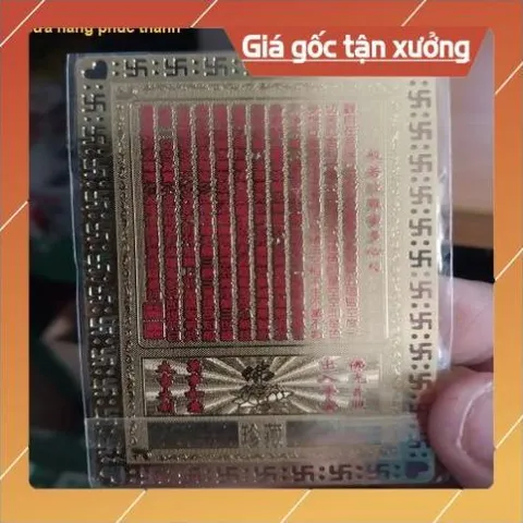 kim bài linh phù địa tạng vương HÀNG CAO CẤP, có hoả tốc