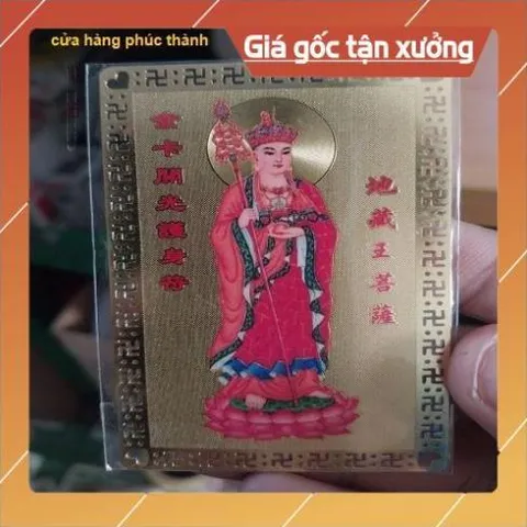 kim bài linh phù địa tạng vương HÀNG CAO CẤP, có hoả tốc