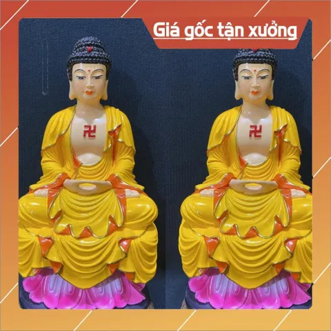 Tượng Phật A Di Đà Cao 18cm Composite nhiều mẫu