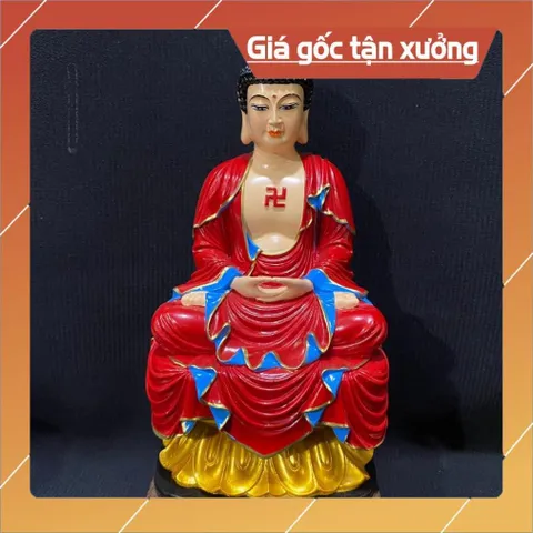 Tượng Phật A Di Đà Cao 18cm Composite nhiều mẫu