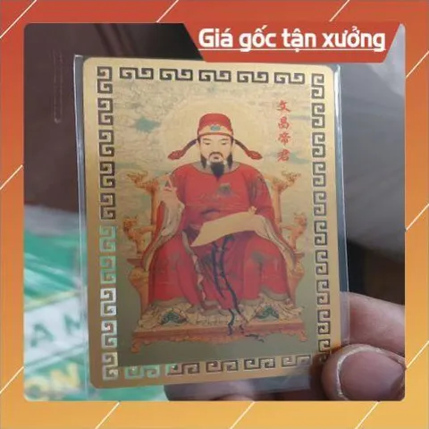 kim bài linh phù văn xương đế quân HÀNG CAO CẤP, có hoả tốc