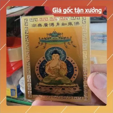 kim bài linh phù phật dược sư ̣̣( ngẫu nhiên ) HÀNG CAO CẤP, có hoả tốc