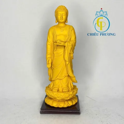 Tượng Đức Phật A Di Đà đứng cao 21cm-nhiều mẫu composite