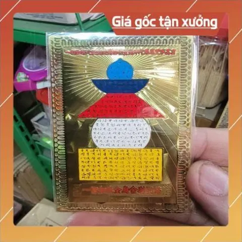 kim bài linh phù tháp xá lợi đà la ni HÀNG CAO CẤP, có hoả tốc