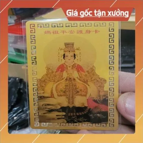 kim bài linh phù thiên hậu HÀNG CAO CẤP, có hoả tốc