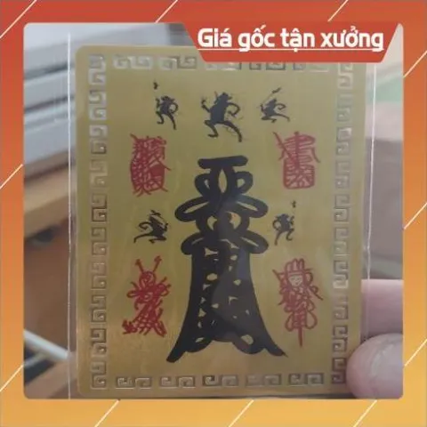kim bài linh phù lôi chấn tử HÀNG CAO CẤP, có hoả tốc