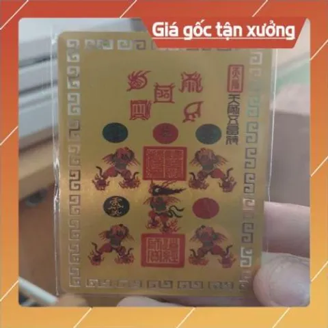 kim bài linh phù lôi chấn tử HÀNG CAO CẤP, có hoả tốc