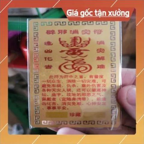 kim bài linh phù phật đản sanh HÀNG CAO CẤP, có hoả tốc