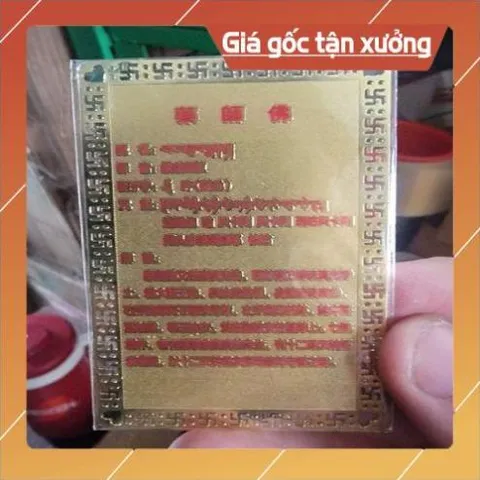kim bài linh phù phật dược sư HÀNG CAO CẤP, có hoả tốc