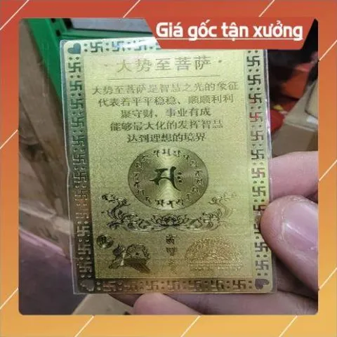kim bài linh phù đại thế chí HÀNG CAO CẤP, có hoả tốc