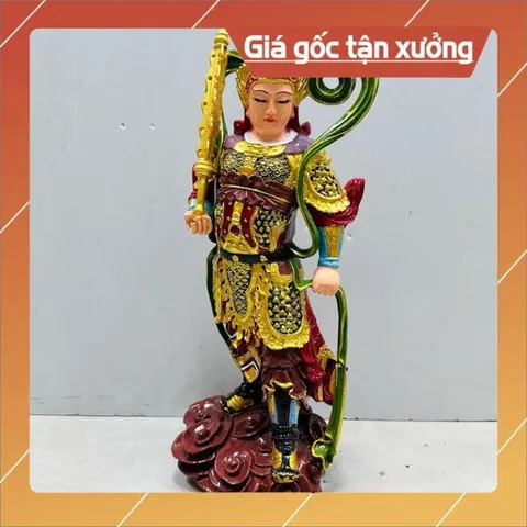 Bộ Tượng Long Thần - Hộ Pháp, Ông Tiêu - Hộ Pháp cao 40cm có hoả tốc