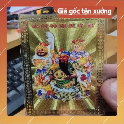 kim bài linh phù quan thánh , châu xương , quan bình HÀNG CAO CẤP, có hoả tốc