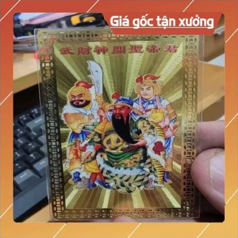 kim bài linh phù quan thánh , châu xương , quan bình HÀNG CAO CẤP, có hoả tốc