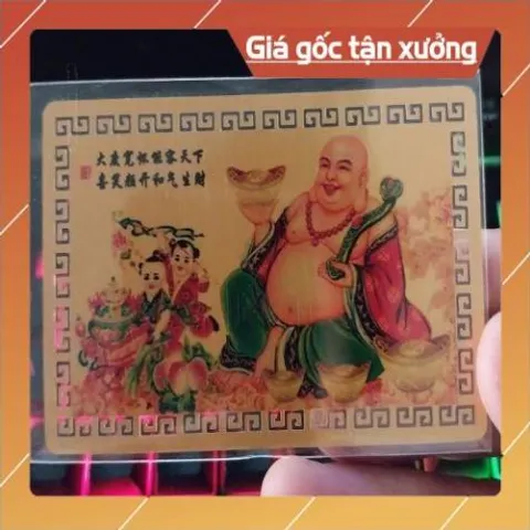 kim bài linh phù phật di lặc HÀNG CAO CẤP, có hoả tốc