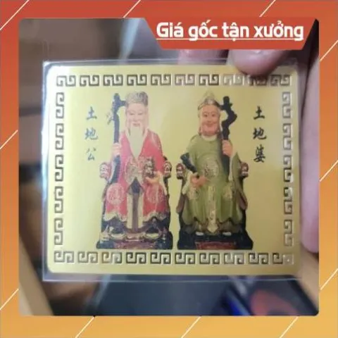 kim bài linh phù thổ địa ông bà HÀNG CAO CẤP, có hoả tốc