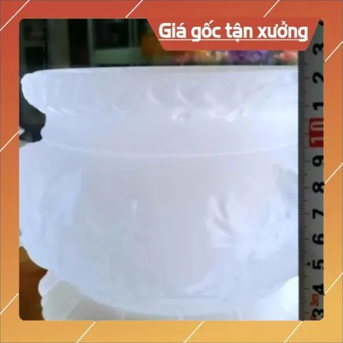 LƯ HƯƠNG (BÁT NHANG) THỜ CÚNG ĐÁ LƯU LY VÀNG VÀ TRẮNG CAO CẤP SANG TRỌNG