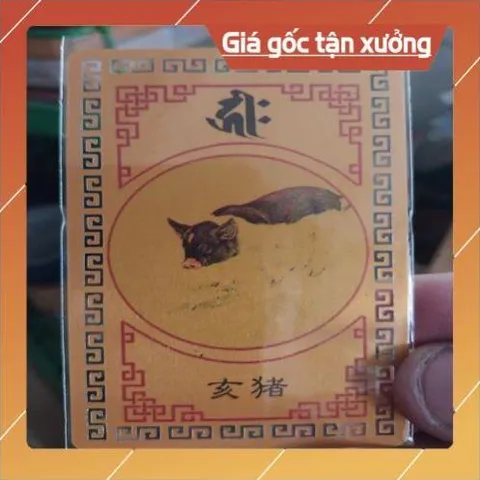 kim bài linh phù con giáp tuổi hợi HÀNG CAO CẤP, có hoả tốc