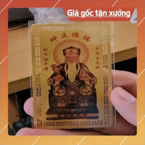 kim bài linh phù phúc đức chánh thần HÀNG CAO CẤP, có hoả tốc