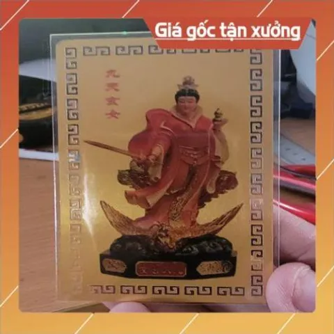 kim bài linh phù cửu thiên huyền nữ HÀNG CAO CẤP, có hoả tốc