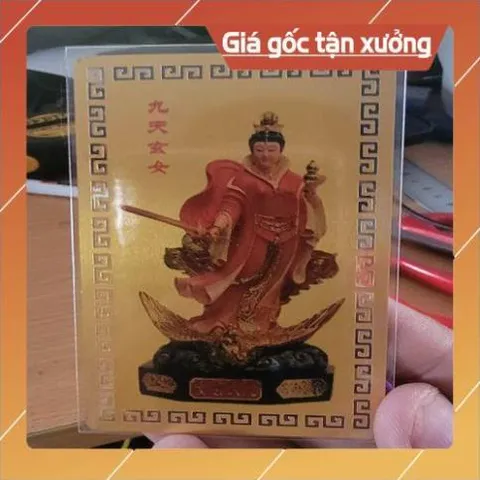 kim bài linh phù cửu thiên huyền nữ HÀNG CAO CẤP, có hoả tốc
