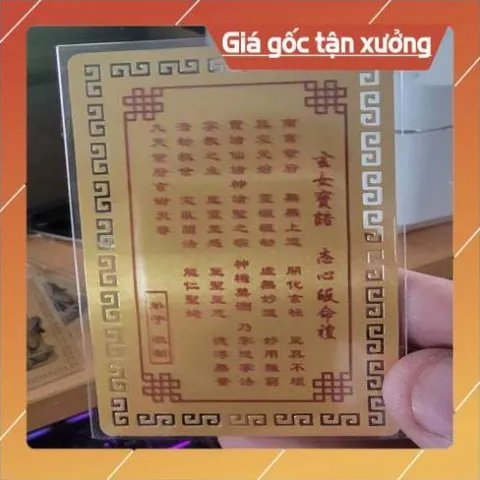 kim bài linh phù cửu thiên huyền nữ HÀNG CAO CẤP, có hoả tốc