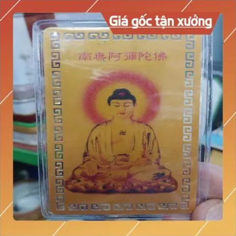 kim bài linh phù phật a di đà HÀNG CAO CẤP, có hoả tốc