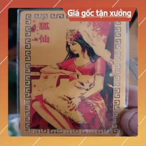 kim bài linh phù cửu vĩ hồ ly HÀNG CAO CẤP, có hoả tốc
