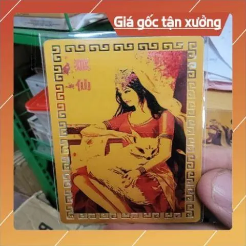 kim bài linh phù cửu vĩ hồ ly HÀNG CAO CẤP, có hoả tốc