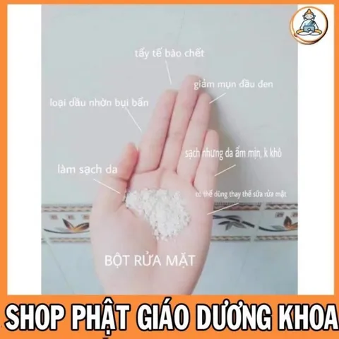 Bột rửa mặt thảo dược VƯƠNG MỘC TRÀ bịch 100gr nhanh bong, sạch da