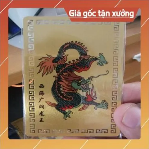 kim bài linh phù tây hải long vương HÀNG CAO CẤP, có hoả tốc