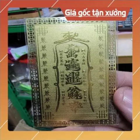 kim bài linh phù phúc lộc thọ hỉ tài HÀNG CAO CẤP, có hoả tốc
