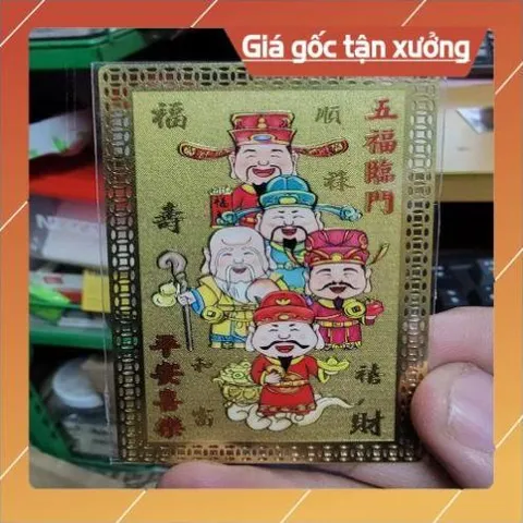 kim bài linh phù phúc lộc thọ hỉ tài HÀNG CAO CẤP, có hoả tốc