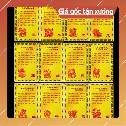 Kim Bài Phật Bản Mệnh - Phật A Di Đà - Bản mệnh 12 giáp - phật bản mệnh bỏ túi ví, ốp đt - Bình An, may mắn 2026