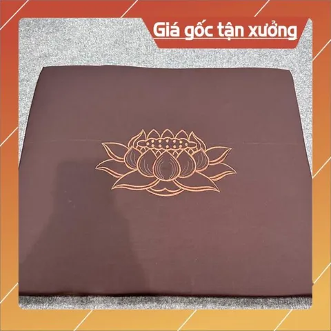 Nệm Ngồi Thiền - Tọa Cụ Ngồi Thiền Niệm Phật - Dày 5cm NÂU ĐEN