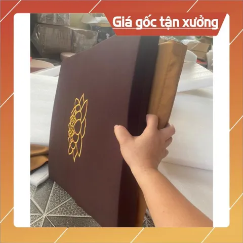 Nệm Ngồi Thiền - Tọa Cụ Ngồi Thiền Niệm Phật - Dày 5cm NÂU ĐEN