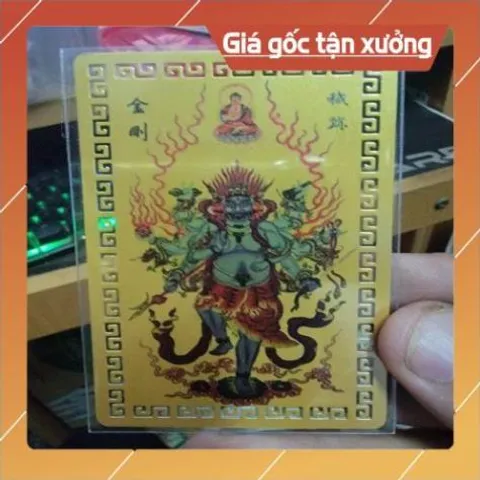 kim bài linh phù đại hắc thiên mahakala HÀNG CAO CẤP, có hoả tốc