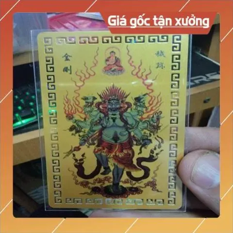 kim bài linh phù đại hắc thiên mahakala HÀNG CAO CẤP, có hoả tốc