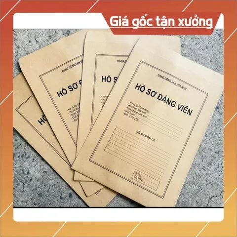 TÚI ĐỰNG HỒ SƠ ĐẢNG VIÊN - combo 10 túi ( loại mỏng 100gsm) có hoả tốc