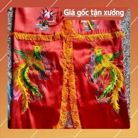 ÁO CHOÀNG QUAN ÂM, ĐỊA MẪU, ÁO  BÀ CHÚA XỨ MÀU ĐỎ QUÁ ĐẸP, NHIỀU CỠ