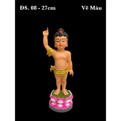 Tượng  Phật  Đản Sanh VẺ MÀU COMPOSITE