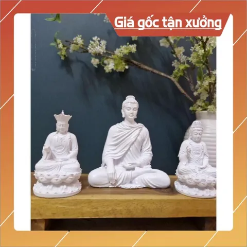 Bộ Tượng Tam Thánh Phật mini, Tượng Ta Bà Tam Thánh nhỏ