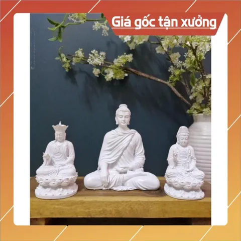 Bộ Tượng Tam Thánh Phật mini, Tượng Ta Bà Tam Thánh nhỏ