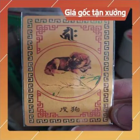 kim bài linh phù con giáp tuổi tuất HÀNG CAO CẤP, có hoả tốc