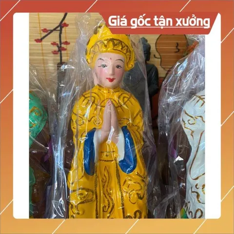 Tượng 5 bà ngũ hành bằng đất nung 27CM 5 màu có bán lẻ