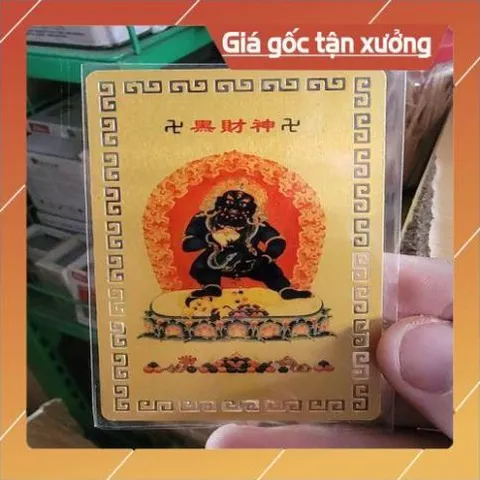 kim bài linh phù hắc thần tài HÀNG CAO CẤP, có hoả tốc